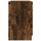 vidaXL - Wastafelkast - 59x37x59 - cm - bewerkt - hout - gerookt - eikenkleurig