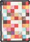 Tablet Hoes Geschikt voor Lenovo Tab P10 - Design Trifold Bookcase - Meerkleurig /Various Colors