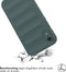 imoshion Hoesje Geschikt voor iPhone Xr Hoesje Siliconen - imoshion EasyGrip Backcover - Donkergroen