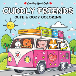 Cuddly Friends - Cozy kleurboek voor volwassenen - Schattige dieren en knusse scènes
