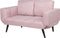 BREKKE - Slaapbank - Roze - Polyester
