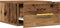 vidaXL - Nachtkastjes - 2 - stuks - Wandgemonteerd - Oud - Hout - 35x35x20 - cm
