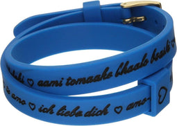 IL MEZZOMETRO - Il MEZZOMETRO Mod. I LOVE YOU GOLD - Bracciale in silicone/silicone bracelet - Unisex -