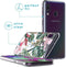 iMoshion Hoesje Geschikt voor Samsung Galaxy A40 Hoesje Siliconen - iMoshion Design hoesje - Groen / Roze / Tropical Jungle