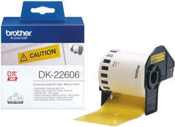 Brother DK-22606 - Filmtape zelfklevend - Geel - 62 mm x 15.24 m