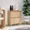 vidaXL - Dressoir - 60x35x70 - cm - bewerkt - hout - sonoma - eikenkleurig
