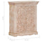 vidaXL - Dressoir - 65x30x75 - cm - massief - mangohout