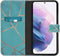 iMoshion Hoesje Geschikt voor Samsung Galaxy S21 Plus Hoesje Met Pasjeshouder - iMoshion Design Softcase Bookcase - Meerkleurig / Blue Graphic