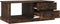 vidaXL - Salontafel - 90x50x35 - cm - bewerkt - hout - gerookt - eikenkleurig