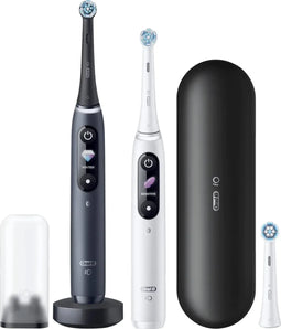 Oral-B iO 8 - Wit En Zwart - Elektrische Tandenborstels - Duopack