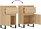 vidaXL - Dressoir - 40x35x70 - cm - bewerkt - hout - sonoma - eikenkleurig