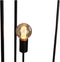 HSM Collection Vloerlamp Fremont open frame 3-lichts - 158 cm - Gepoedercoat zwart - Ijzer