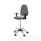 Piqueras y Crespo B1D05RF - Bureaustoel - Hoogteverstelbaar met armleuning - Grijs