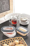 Sunware - Sigma home vleeswarendoos transparant grijs - 26,5 x 17,2 x 10,5 cm