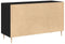 vidaXL - Sideboard - Zwart - Eiken - 100x36x60 - cm - Engineered - Wood