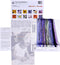 Thea Gouverneur - Borduurpakket met telpatroon - 497A - Voorgesorteerde DMC Garens - Hortensia - Aida - 15 cm x 14 cm - DIY Kit