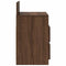 vidaXL - Nachtkastje - met - 2 - lades - 40x33x60 - cm - bruin - eikenkleur