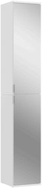 Furnilux ProjektX - Kledingkast 4 deuren spiegel - 66cm x 193cm x 34cm - Wit