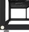 vidaXL - Tv-meubel - 160x40x40,5 - cm - gehard - glas - zwartmarmerkleurig