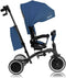 Lionelo Tris Plus - Driewieler - 2-in-1 - 360° draaibare zitting - Blue Denim