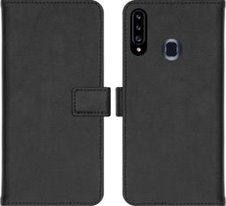 iMoshion Hoesje Geschikt voor Samsung Galaxy A20s Hoesje Met Pasjeshouder - iMoshion Luxe Bookcase - Zwart