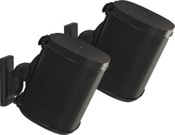 Sanus WSS22 - Muurbeugel set verstelbaar - Voor Sonos ONE ONE SL PLAY:1, PLAY:3 - Zwart (paar)