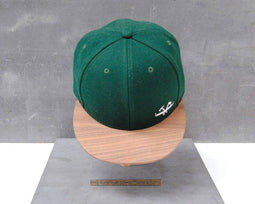 Wooden Cap - Vileman - Forest Green