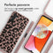 iMoshion Hoesje Geschikt voor Samsung Galaxy A14 (5G) / A14 (4G) Hoesje Met Koord - iMoshion Siliconen design hoesje met koord - Roze / Animal Pink