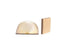 LEDR® Book Lamp Maple Brown S - 12,5 x 9 cm - Oplaadbaar - Inclusief USB kabel - Waterdicht 100% Rycyclebaar Papier - Boek Lamp