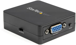 Startech.com VGA2VID2 - VGA naar RCA en S-Video Converter - 1080p naar 480i - Zwart