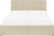 DREUX - Bed met opbergruimte - Beige - 140 x 200 cm - Polyester