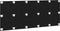 vidaXL - Bed - Hoofdbord - Zwart - Eiken - 200x1,5x80 - cm - Engineered - Hout