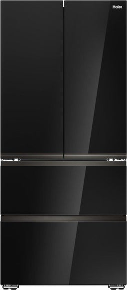 Haier HFKR7819DNGB - Vrijstaande koelkast - 468 l - Zwart