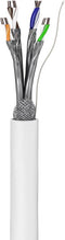 S/FTP CAT6 Gigabit Netwerkkabel - CCA - 23AWG - Stug - 100 meter - Wit