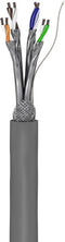 S/FTP CAT6 Gigabit Netwerkkabel - CCA - 26AWG - LSZH - Soepel - 305 meter - Grijs