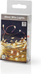 S.I.A. - Zilverdraad Kerstverlichting - op Batterij - 95cm - 20 LED Lampjes