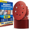 S&R Velcro Schuurpapier - Professional Set 125 mm - 60 Stuks - 10x P40/P60/P80/P120/P180/P240 - 8 Gaten - Voor Excenterschuurmachine