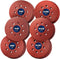 S&R Velcro Schuurpapier - Professional Set 125 mm - 60 Stuks - 10x P40/P60/P80/P120/P180/P240 - 8 Gaten - Voor Excenterschuurmachine