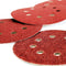 S&R Velcro Schuurpapier - Professional Set 125 mm - 60 Stuks - 10x P40/P60/P80/P120/P180/P240 - 8 Gaten - Voor Excenterschuurmachine