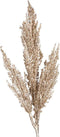 PTMD Leaves Plant Pampas Gras Kunsttak - 34 x 10 x 83 cm - Metallic