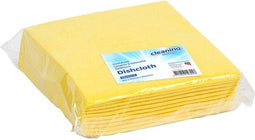 Werkdoek cleaninq non-woven 38x40cm geel
