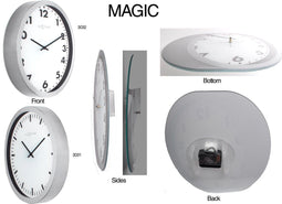 Magic - Arabic wandklok wit - NeXtime