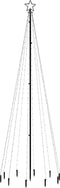 vidaXL - Kerstboom - met - grondpin - 310 - LED's - blauw - 300 - cm