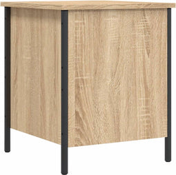 vidaXL - Opbergbankje - 40x42,5x50 - cm - bewerkt - hout - sonoma - eikenkleurig