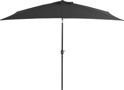 vidaXL - Parasol - met - metalen - paal - 300x200 - cm - antraciet