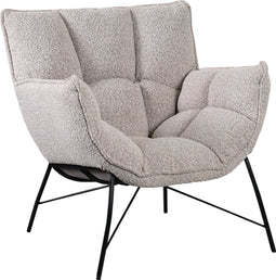 lifestyle fauteuil Jena grijs | Teddy stof