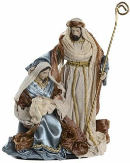 Kerststal set DKD Home Decor Blauw Gouden 48 x 28 x 90 cm