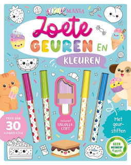 Kleurmania - Kleurboek met geurstiften en ijslollystift - 32 pagina's