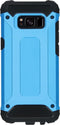 iMoshion Hoesje Geschikt voor Samsung Galaxy S8 Hoesje - iMoshion Rugged Xtreme Backcover - Lichtblauw
