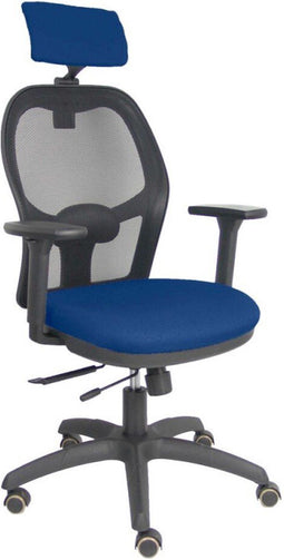 Bureaustoel met hoofdsteun P&C B3DRPCR Marineblauw
